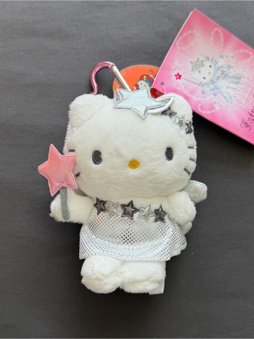 Sanrio 50th Anniversary Hello Kitty fairy costume plush/keychain